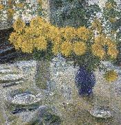 unknow artist Chrysanthemum oil painting on canvas